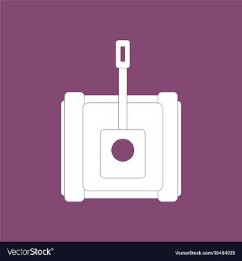 Icon military tank vector image