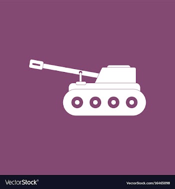 Icon military tank vector image