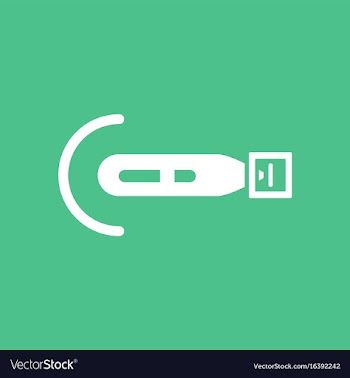Icon military torpedo silhouette vector image