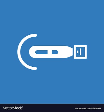 Icon military torpedo silhouette vector image