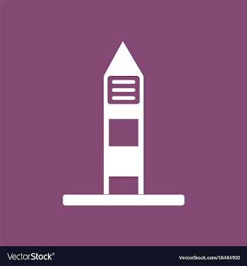 Icon military watchtower vector image