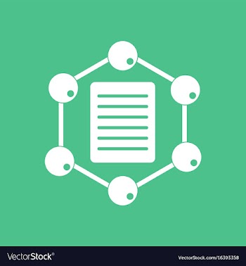 Icon molecule and lattice vector image