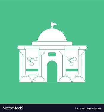 Icon molecule institute vector image
