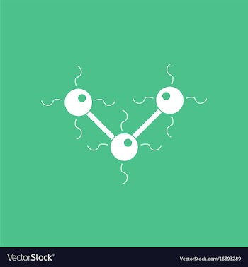 Icon molecules and electricity vector image