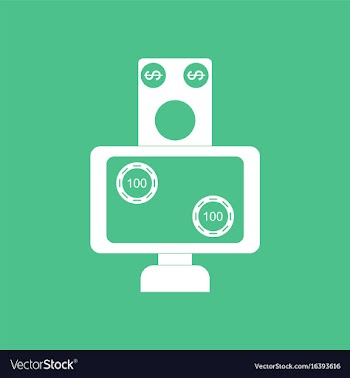 Icon money equal chips online vector image