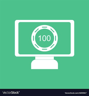 Icon money equal chips online vector image