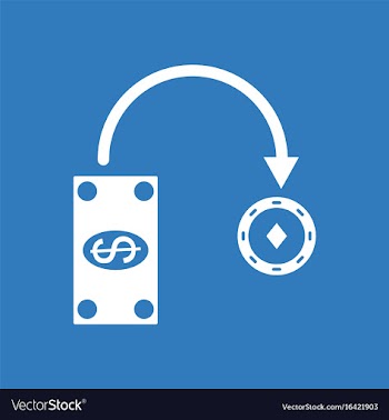 Icon money equal chips vector image