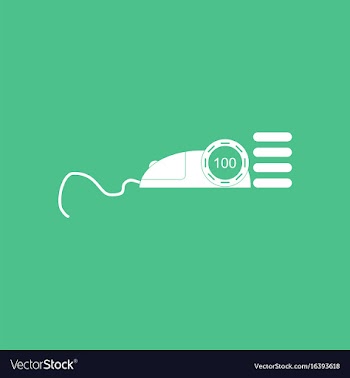 Icon mouse and casino chip vector image