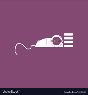 Icon mouse and casino chip vector image