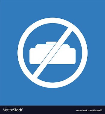 Icon no mine sign vector image