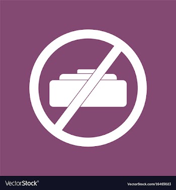 Icon no mine sign vector image