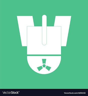 Icon nuclear bomb vector image