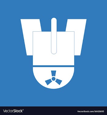 Icon nuclear bomb vector image
