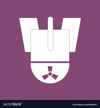 Icon nuclear bomb vector image