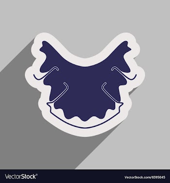 Icon of dental caries in flat style vector image