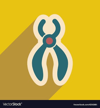Icon of dental Instrument in flat style vector image