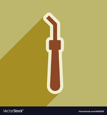 Icon of dental Instrument in flat style vector image