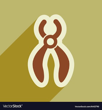 Icon of dental Instrument in flat style vector image