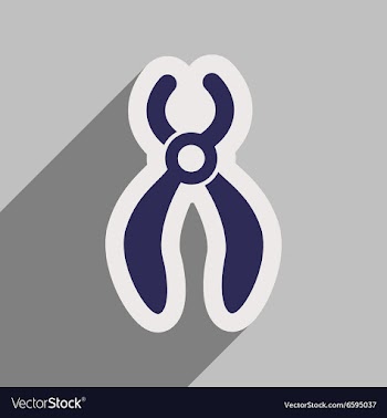 Icon of dental Instrument in flat style vector image