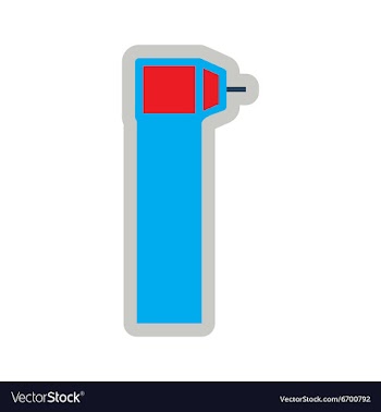 Icon of dental Instrument in flat style vector image