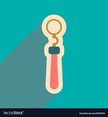 Icon of dental Instrument in flat style vector image