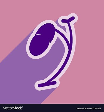 Icon of human spleen in flat style vector image