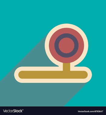 Icon of instrument otolaryngologist in flat style vector image