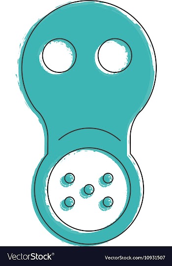 Icon of respirator vector image