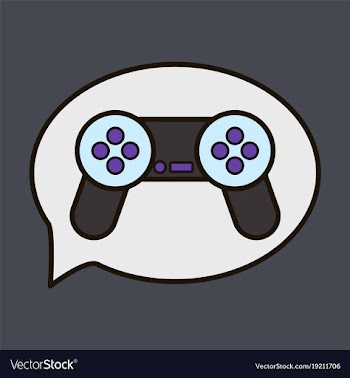 Icon of social media e-mail game joystick message vector image