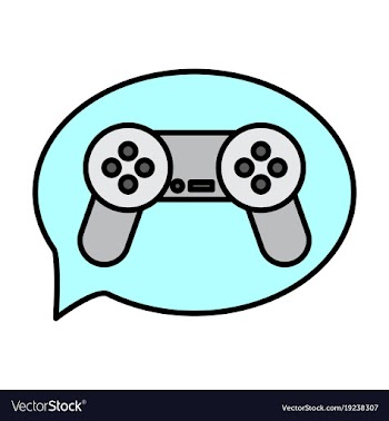 Icon of social media e-mail game joystick message vector image