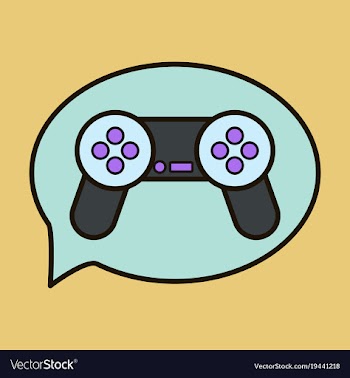 Icon of social media e-mail game joystick message vector image