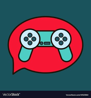 Icon of social media e-mail game joystick message vector image