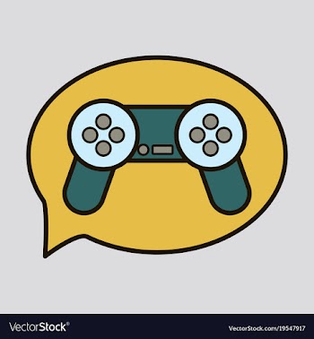 Icon of social media e-mail game joystick message vector image