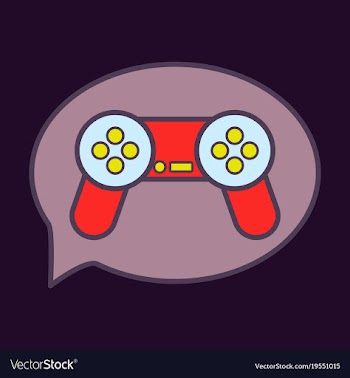 Icon of social media e-mail game joystick message vector image
