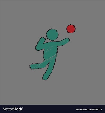 Icon of vollyball on color background eps-10 in vector image