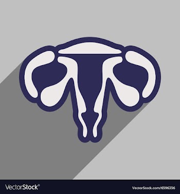 Icon of woman vagina in flat style vector image