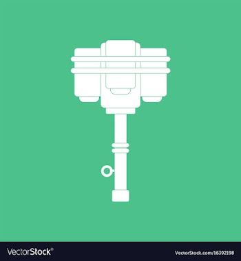Icon old anti tank grenade vector image