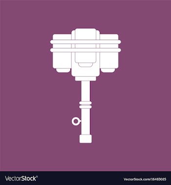 Icon old anti tank grenade vector image
