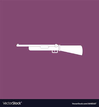 Icon old military gun vector image