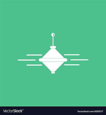 Icon on background children whirligig vector image