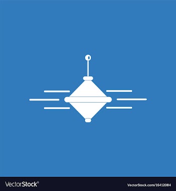 Icon on background children whirligig vector image