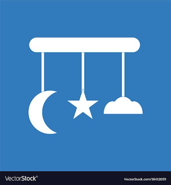 Icon on background funny baby toys vector image