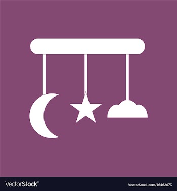 Icon on background funny baby toys vector image