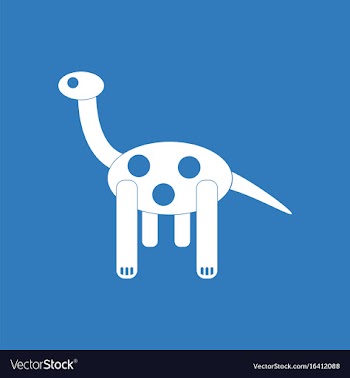 Icon on background giraffe toy vector image