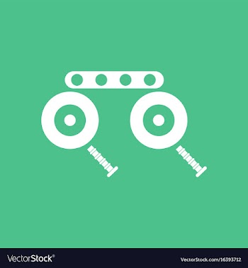 Icon on background kids metal constructor vector image