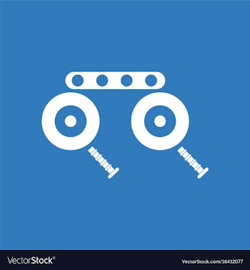 Icon on background kids metal constructor vector image