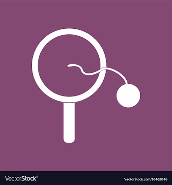 Icon on background kids racket and ball vector image