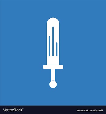 Icon on background kids sword vector image