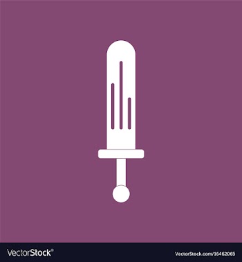 Icon on background kids sword vector image