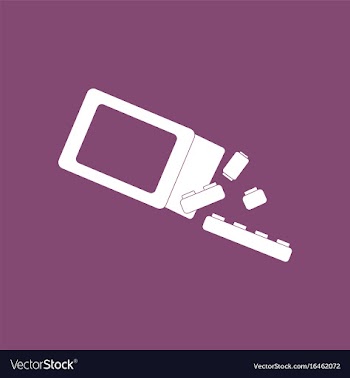 Icon on background kids toy constructor vector image